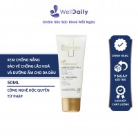 Kem chống nắng DermEden 3 trong 1 chống nắng, giảm nám tàn nhang, dưỡng ẩm SPF50 PA++++ 50ml dành cho da dầu