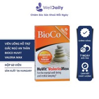Viên uống hỗ trợ giấc ngủ an thần BioCo Huvit Valeria Max 60 viên