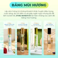 Set 4 Chai Nước Hoa EVOR 10ml - Hộp Quà Tặng Nước Hoa Với 4 Mùi Hương Thanh Lịch, Lưu Hương Lâu