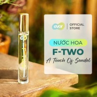 Nước hoa unisex Evor F-TWO A TOUCH OF SANDAL (Kỳ nghỉ ở nhà gỗ) 10ml – Phóng khoáng hoang dại