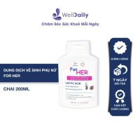 Dung dịch vệ sinh phụ nữ ForHer chiết xuất thiên nhiên, dịu nhẹ 200ml