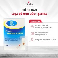Miếng Dán Mụn Cóc Mụn Cơm Corn plaster KangDi Fobe - hộp 6 miếng