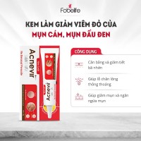 Kem Ngừa Mụn ACNEVIR SANTAFA Giảm Mụn Đầu Đen Mụn Cám - Tuýp 15gr