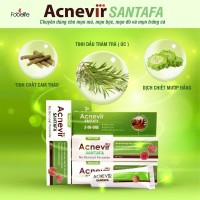 Kem Giảm Mụn Mủ, Mụn Bọc, Mụn Đỏ Và Mụn Trứng Cá Acnevir Santafa - Tuýp 10gr
