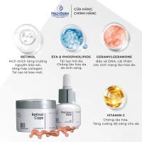 Combo chống lão hóa, làm đẹp da chuyên sâu Frezyderm Age Repair Set Retinol Caps + Precious Elixir