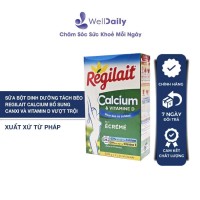 Sữa bột dinh dưỡng tách béo REGILAIT CALCIUM bổ sung canxi và Vitamin D vượt trội