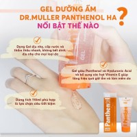 Gel dưỡng ẩm da Cộng Hòa Séc Dr Muller Panthenol B5 7% bổ sung HA, Vitamin E 110ml