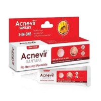 Kem Ngừa Mụn ACNEVIR SANTAFA Giảm Mụn Đầu Đen Mụn Cám - Tuýp 15gr