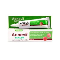 Kem Giảm Mụn Mủ, Mụn Bọc, Mụn Đỏ Và Mụn Trứng Cá Acnevir Santafa - Tuýp 10gr